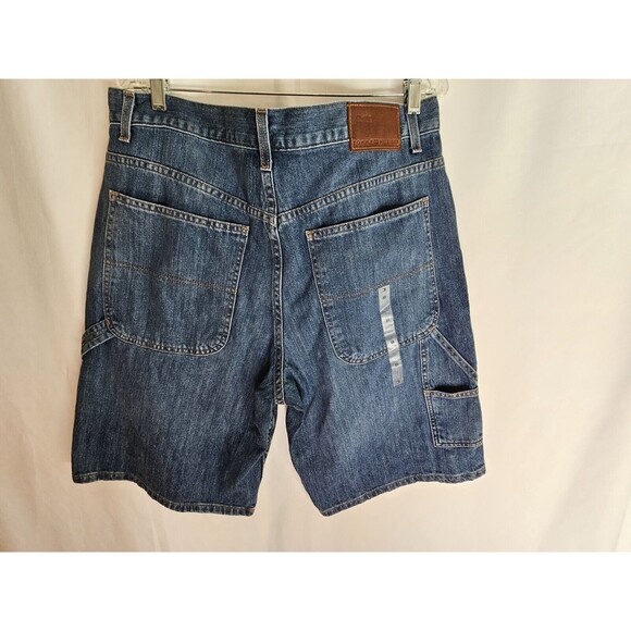 Tommy Hilfiger Shorts Men's Blue Denim Cargo Shorts 100% Cotton Size 35 - Picture 2 of 16